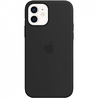 Чехол Silicone Case для Apple iPhone 12 Mini, #18 Black (Черный)