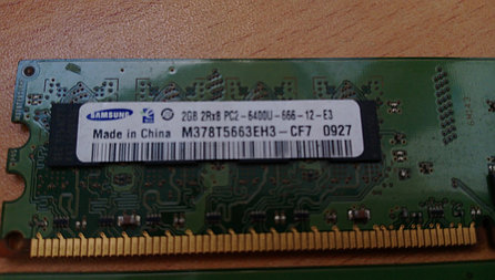 M378T5663EH3-CF7 Оперативная память Samsung DDR2 2GB 800Mhz PC2-6400, фото 2