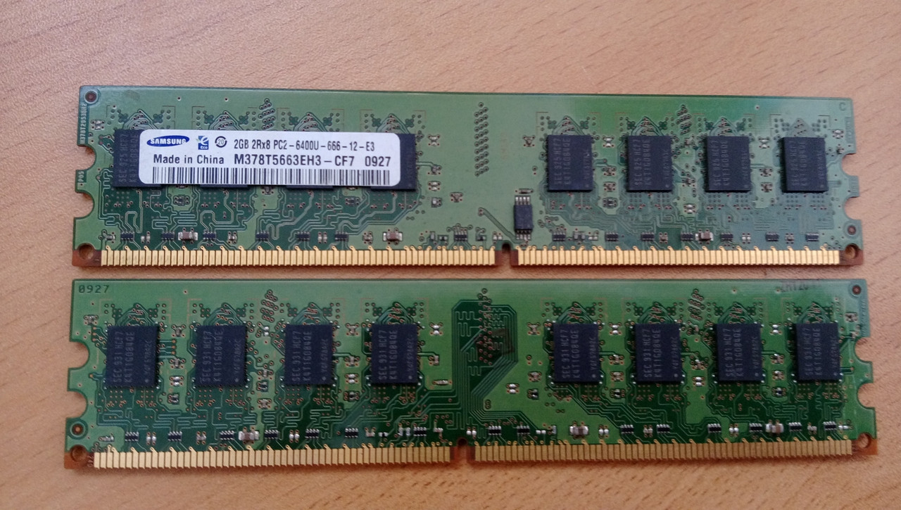 M378T5663EH3-CF7 Оперативная память Samsung DDR2 2GB 800Mhz PC2-6400