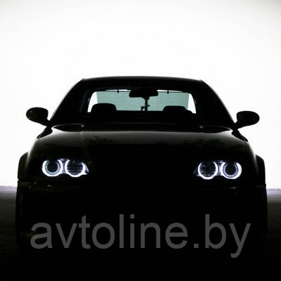 Ангельские глазки BMW E46 рестайлинг (COB 131/146мм, к-т 4шт) RUNOAUTO 01203RA - фото 2 - id-p139888762