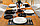P8043 Набор тарелок, набор посуды Luminarc Carine Black&White, 38 предметов, 6 персон, фото 4