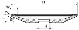 Тарелка алмазная 12А2-20 125 16 2 10 32 АС4 100/80 100% В2-01, фото 4