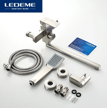 Смеситель для ванной из нержавеющей стали Ledeme L72233, фото 2
