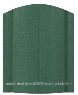 Штакетник Европланка МАТ двухсторонний RAL 6005 (зеленый мох)