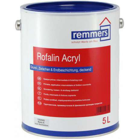 Remmers Rofalin Acryl, 0,75 - Атмосферостойкая краска, водная, матовая | Реммерс