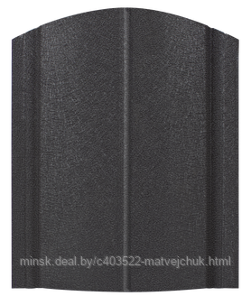 Штакетник Европланка МАТ двухсторонний RAL 9005 (черный)