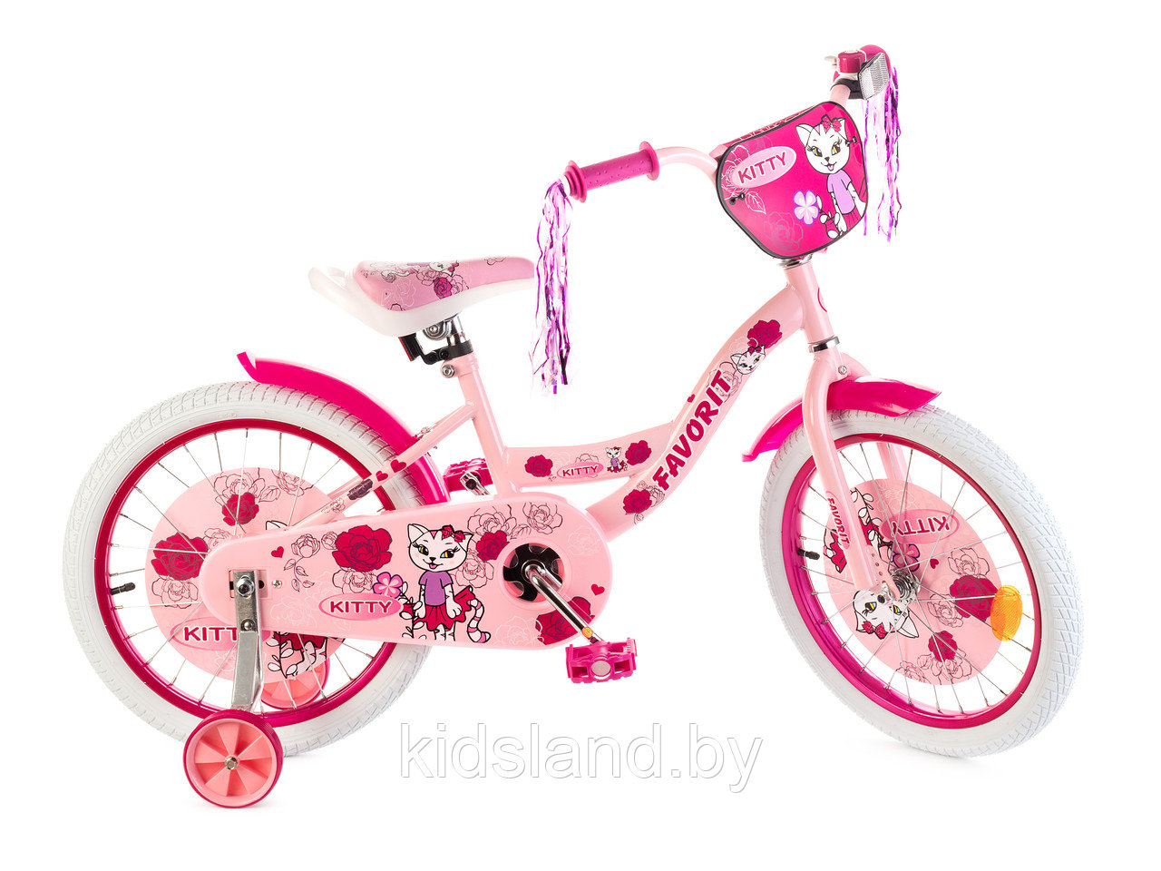 Детский велосипед Favorit Kitty 14" розовый