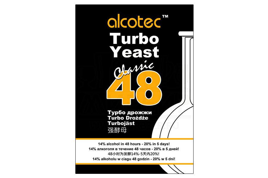 Спиртовые дрожжи Alcotec 48 Classic, Turbo 130г