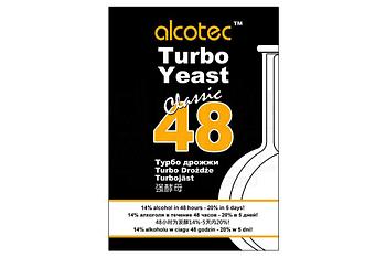 Спиртовые дрожжи Alcotec 48 Classic, Turbo 130г