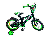 Детский велосипед Favorit Biker 14'' (зелено-черный)