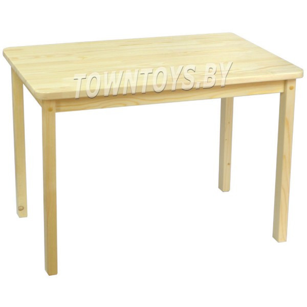 Детский деревянный столик со скругленными углами "Компакт -2" арт. SDNY-504052. Цвет натуральное дерево. - фото 1 - id-p146251241