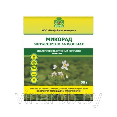 Микорад INSEKTO 1.1 с Metarhizium anisopliae 50 гр. (Метаризин)