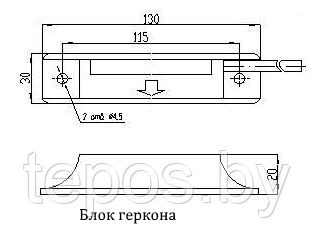 ИО 102-26/В исп. 10 (20, 30,40) Извещатель охранный точечный магнитоконтактный взрывозащищенный 0ExiaIICT6 X, фото 2