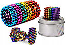 Магнитный неокуб радуга 8 цветов детская развивающая игрушка кубик головоломка пазл антистресс Neocube, фото 5