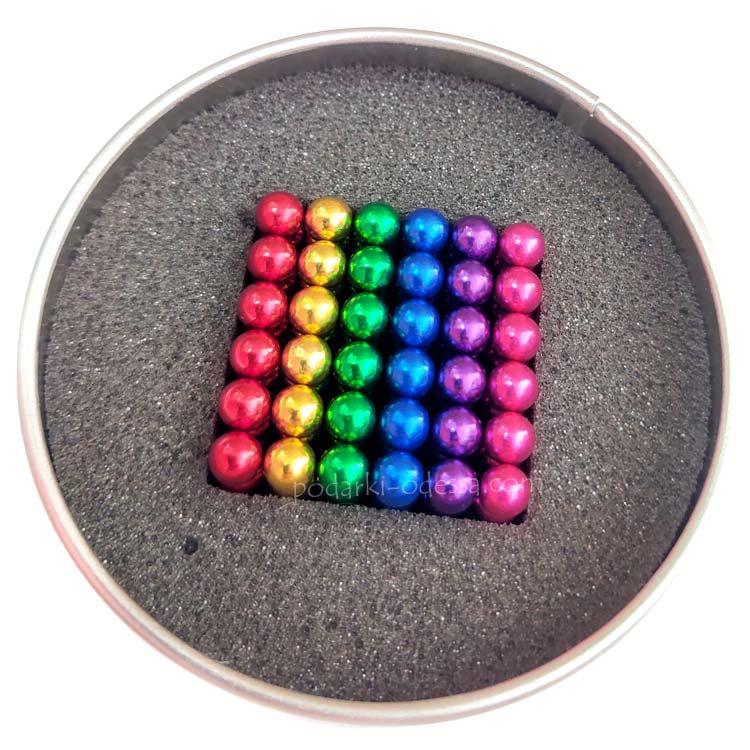 Магнитный неокуб радуга 8 цветов детская развивающая игрушка кубик головоломка пазл антистресс Neocube - фото 6 - id-p146276261