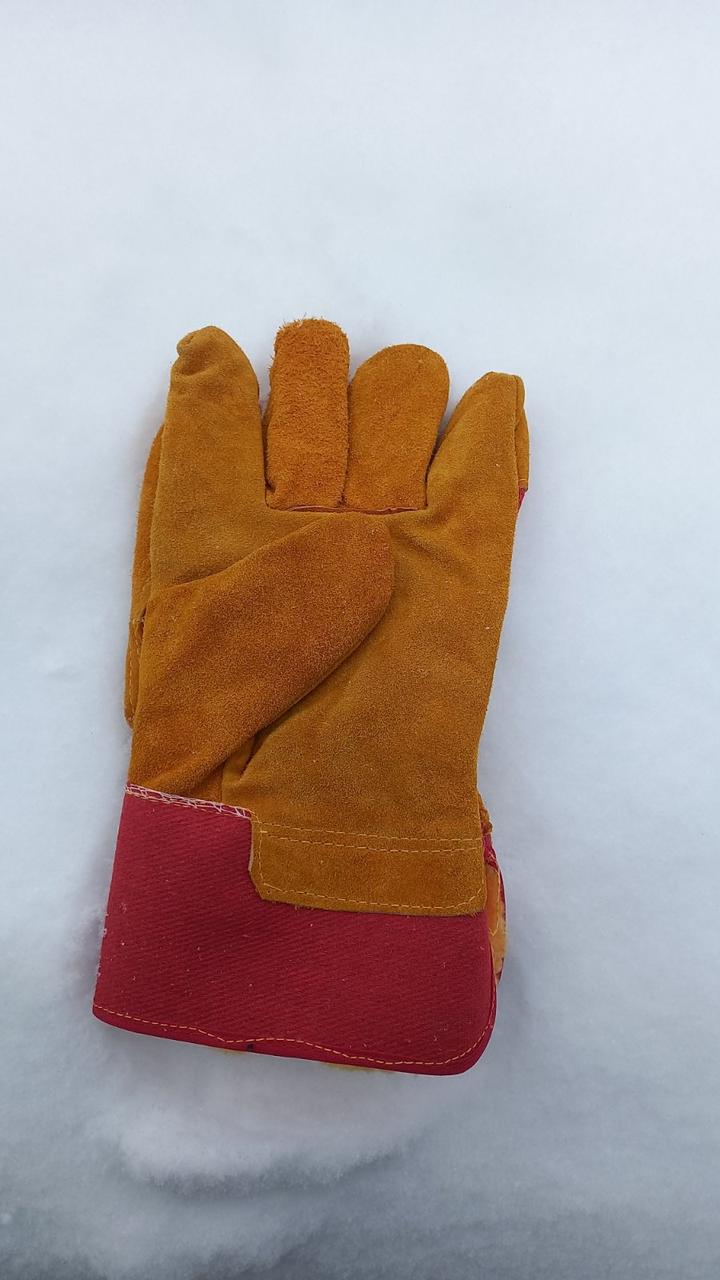АКЦИЯ! Перчатки из натуральной кожи с х/б вставками на тыльной стороне ,зима р-р10,5. TR-417 - фото 2 - id-p146279413