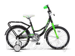 Велосипед детский STELS Flyte 16" Z011 (от 3 до 6 лет) черно-зеленый