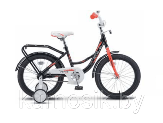 Велосипед детский STELS Flyte 16" Z011 (от 3 до 6 лет) черно-красный - фото 1 - id-p146283312