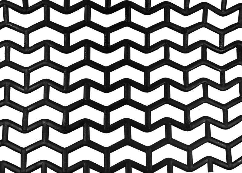 Модуль ковровый "Пила", размер 0,61*0,43 м, черный - фото 1 - id-p146275337