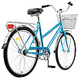 Велосипед женский Stels Navigator-200 Lady 26" с корзиной арт.Z010 малиновый, фото 4