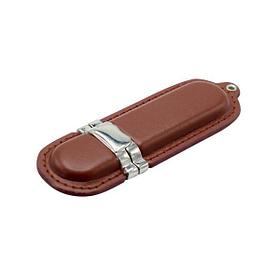 Флешка Business 16 ГБ в кожаном чехле