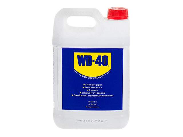 Смазочно-очистительная смесь WD-40 5 л (без пульверизатора) - фото 1 - id-p146299589