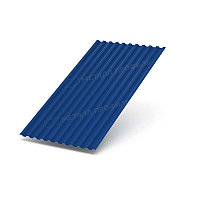 Профилированный лист С-21x1000-A (ПЭ-01-5005-0,4) RAL 5005 Синий насыщенный
