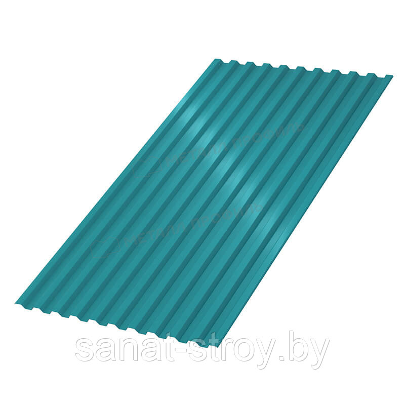 Профилированный лист С-21x1000-A (ПЭ-01-5021-0,4) RAL 5021 Синяя вода