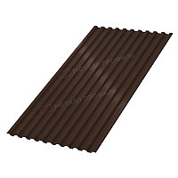 Профилированный лист С-21x1000-A (ПЭ-01-8017-0,4) RAL 8017 Коричневый шоколад