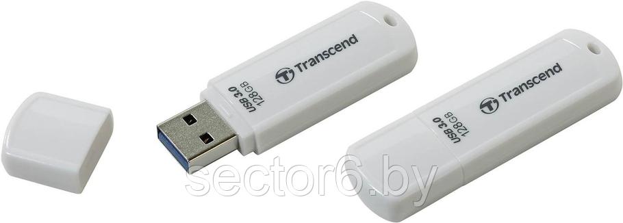 USB Flash Transcend JetFlash 730 128Gb White (TS128GJF730), фото 2