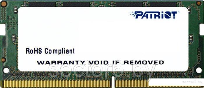 Оперативная память Patriot Signature Line 8GB DDR4 SODIMM PC4-19200 [PSD48G240081S], фото 2