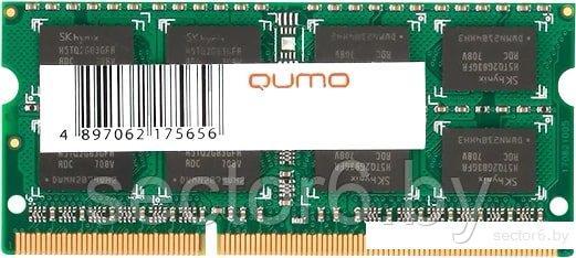 Оперативная память QUMO 8GB DDR3 SODIMM PC3-12800 QUM3S-8G1600C11L, фото 2