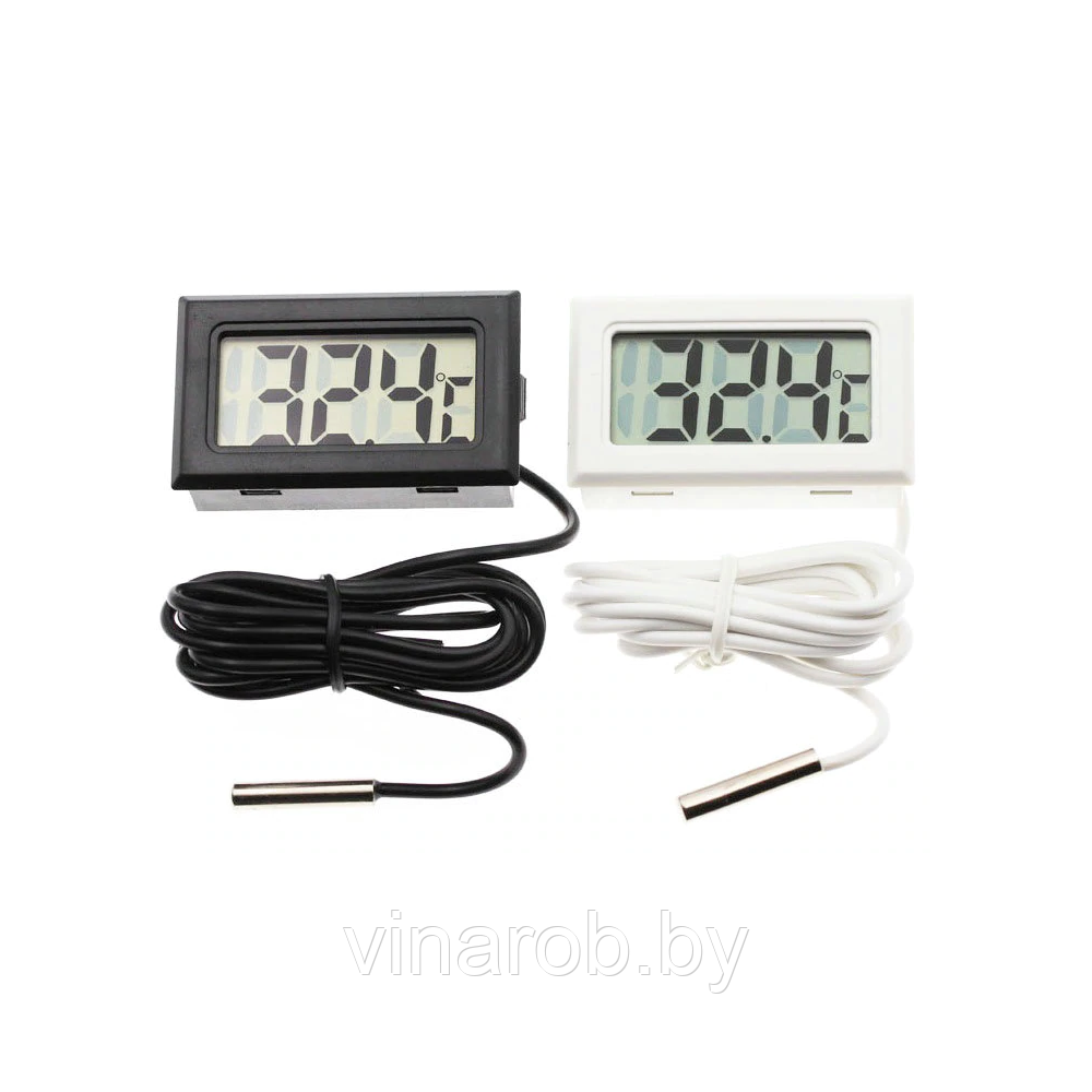 Электронный термометр со щупом, 1 м - фото 1 - id-p146311266