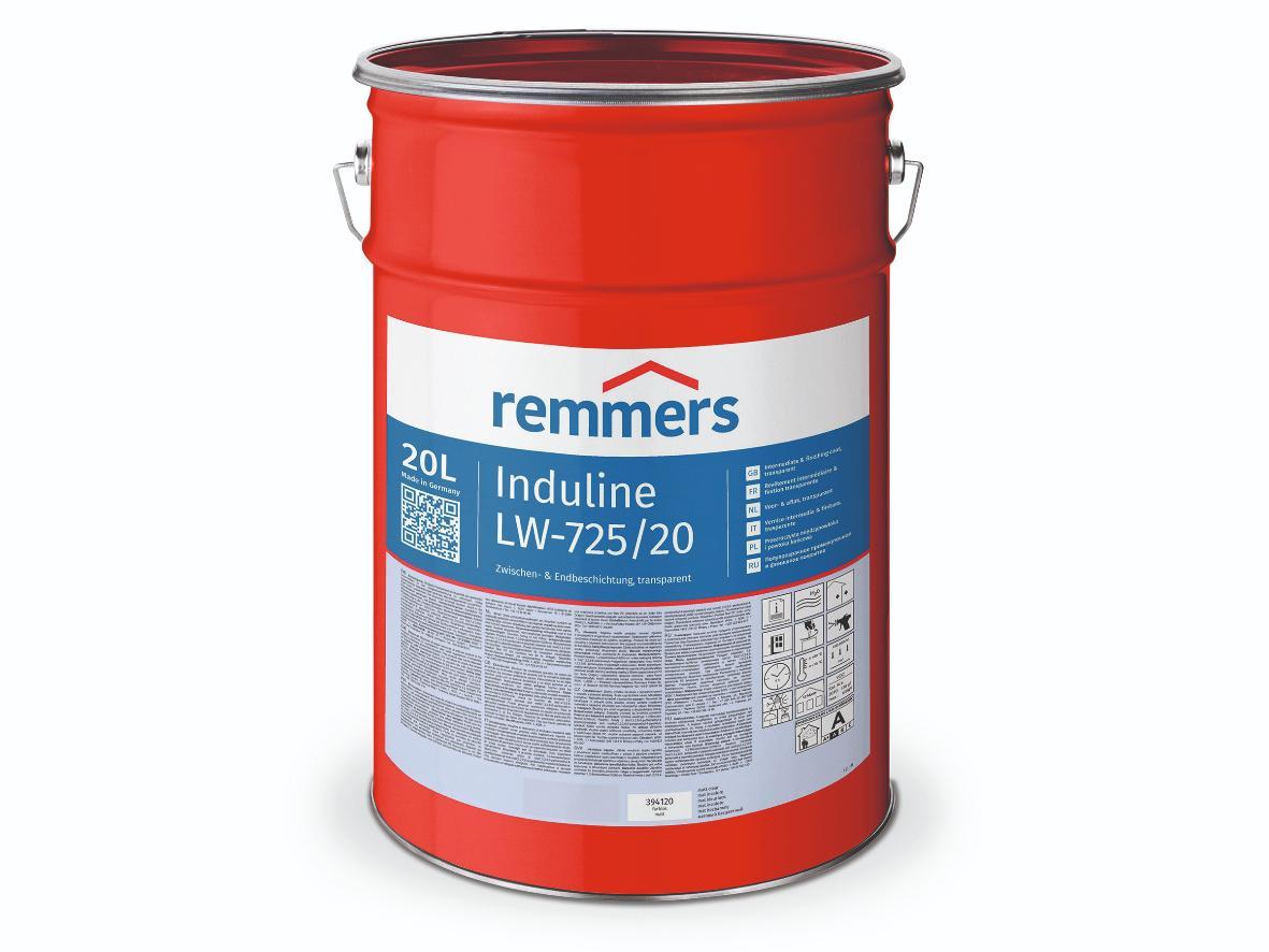 Remmers INDULINE LW-725 5 л- Лак на основе водной эмульсии полиуретана для входных двер (прозрачный)