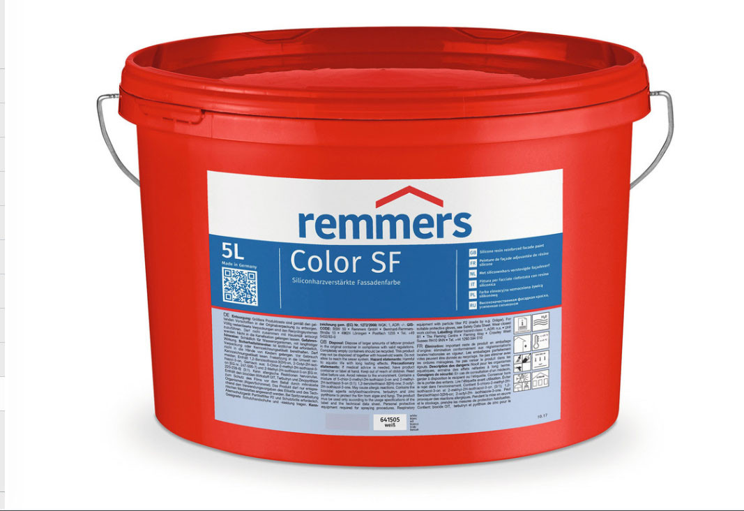 Remmers COLOR SF (SILICONFARBE SF)  Краска для фасадов, усиленная силиконовой смолой 12,5 л