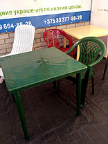 Пластиковый стол "Виктория" квадратный, фото 2