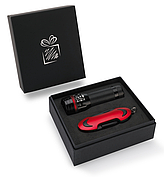 Набор подарочный Colorado Set I красный, фонарик и карманный нож (COLORISSIMO)