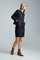 Женская осенняя джинсовая черная юбка MARIKA 401/2 черный 42р.