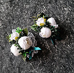 Свадебный набор "Пионы" в изумрудном цвете (mini), фото 3