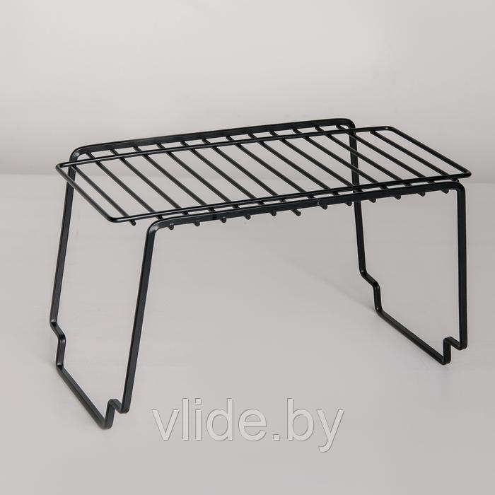 Полка, 24×14,3×14,6 см, цвет чёрный