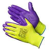 GWARD Hi-Vis Перчатки нейлоновые с нитриловым покрытием (размер 9 (L))