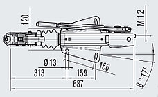 Тормоз наката V 2700 сталь, 1100-2700кг, АК 301, кол. тормоз 2051,монтаж сверху или снизу, фото 2