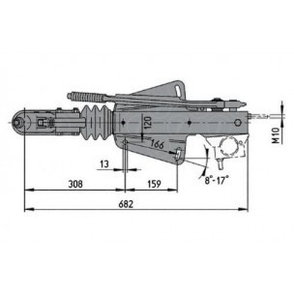 Тормоз наката 161S, 950-1600 кг, монтаж сверху, АК 160, фото 2