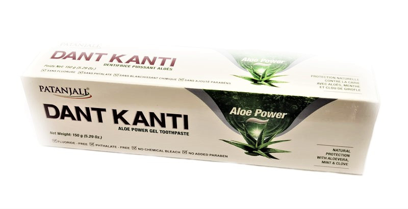 Зубная паста-гель Дант Канти Энергия Алоэ, Patanjali Dant Kanti Aloe Power Gel, 150г