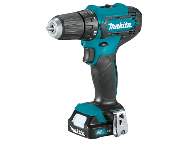 Аккум. дрель-шуруповерт MAKITA DF 333 DWYE в чем. (12.0 В, 2 акк., 1.5 А/ч Li-Ion, 2 скор., 30 Нм, шурупы до 8 - фото 1 - id-p146404336