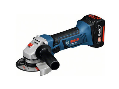 Аккум. углошлифмашина BOSCH GWS 18 V-LI в кор. (18.0 В, 1 акк., 4.0 А/ч, Li-Ion, диск 125х22.0 мм)