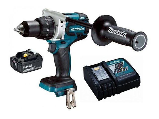 Аккум. дрель-шуруповерт MAKITA DDF 481 RF в чем. (18.0 В, 1 акк., 3.0 А/ч Li-Ion, 2 скор., 115 Нм, шурупы до