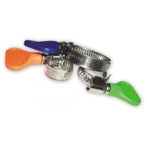 Хомут червячный нержавеющий 8-12мм с бабочкой "Bradas" BSGRIP 8-12/9