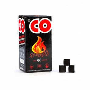 Cocobreco 22 мм 96 шт Уголь для кальяна кокосовый