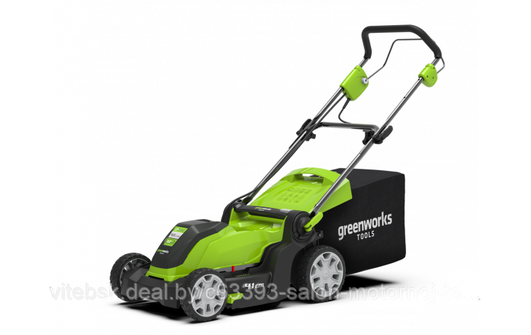 Электрическая газонокосилка GreenWorks GLM1241